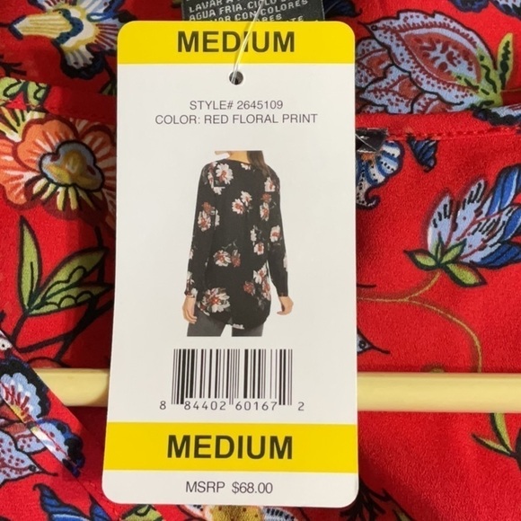 CHELSEA & Theodore Crossover Blouse - Picture 7 of 8